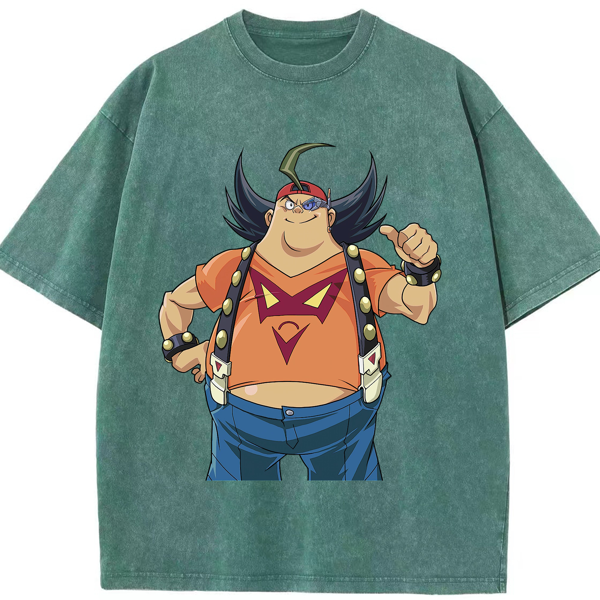 （画像用） 遊☆戯☆王 Yu-Gi-Oh! 綿100% ヴィンテージ風 半袖Tシャツ（フロントプリント）